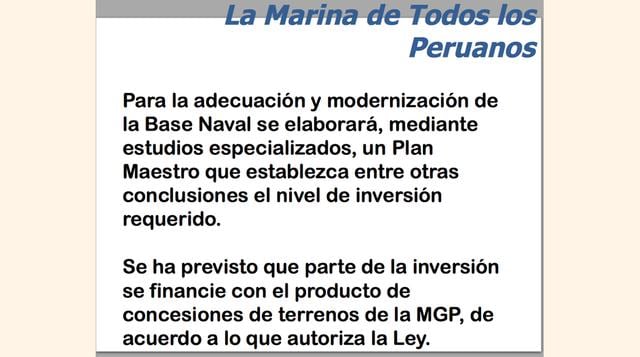 La concesión permitirá la construcción de nueva infraestructura para que las unidades navales tengan autonomía, y una zona de operaciones exclusiva. (Foto: Mindef)