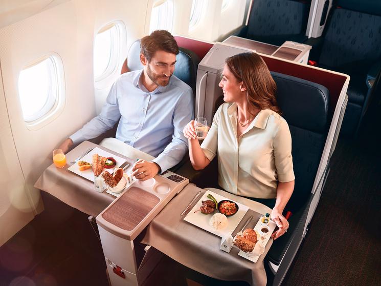 El mejor catering clase business. (Foto: Turkish Airlines)