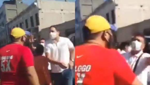 Daniel Salaverry se enfrenta verbalmente a un ciudadano venezolano en la calle: “Regrésate a tu país” [VIDEO]