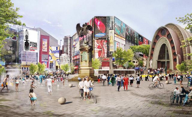 FOTO 5 | 5. Recuperación del óvalo Gutiérrez. Propuesta busca integrar el actual ovalo con el borde urbano, generando un nuevo espacio público accesible con una nueva plaza que se vincule directamente con la huaca Pucllana, a través del pasaje Dammert. Proyecto se está evaluando en el marco de una asociación público – privada con Los Portales. (Foto: Municipalidad de Miraflores)