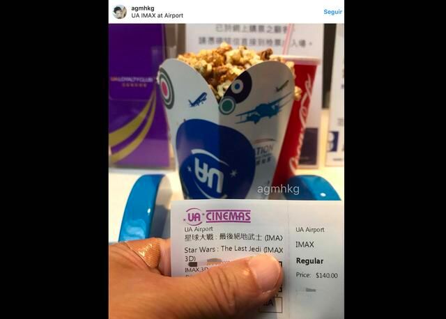 FOTO 7 | Cine Imax en Hong Kong. Una manera más que recomendable de matar el tiempo a la espera de coger el avión es disfrutando de una buena película y si la proyección se hace en tres dimensiones, aún mejor. Esto es posible en Hong Kong, ya que el aeropuerto cuenta con una sala de cine IMAX, con capacidad para 350 personas, dotada de la pantalla más grande de la ciudad.