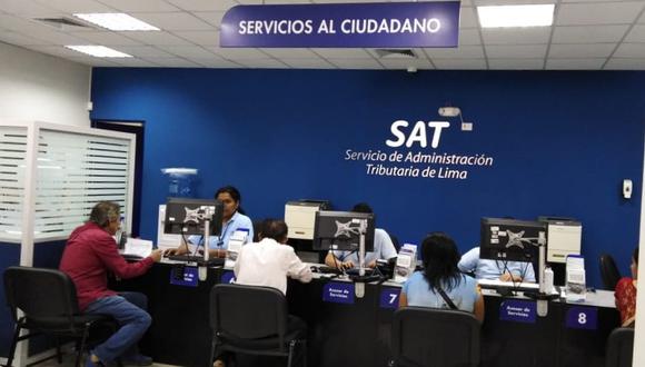 La Municipalidad de Lima señaló que se puede acceder al beneficio en cualquier local del SAT. (Difusión)