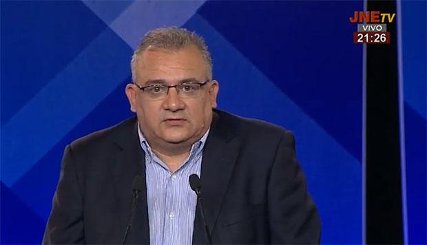 Gustavo Guerra García hizo una confesión durante el debate municipal organizado por el JNE. (Foto: JNE)