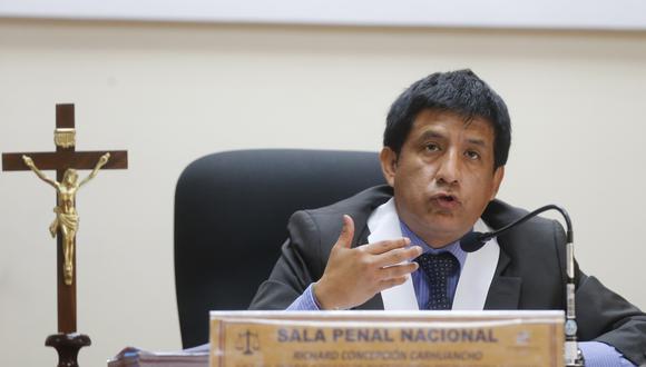 El juez de investigación preparatoria Richard Concepción Carhuancho dijo que la información publicada es parte de una campaña de desprestigio. (Foto: GEC)