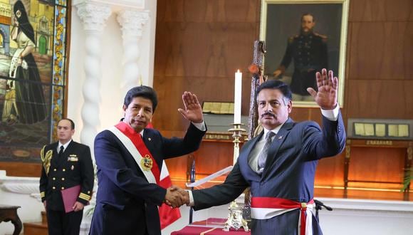 Daniel Barragán Coloma juró como ministro de Defensan el último viernes Foto: Presidencia  Perú
