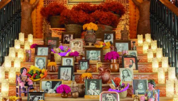 Cada nivel en el Altar de Muertos tiene un significado en especial (Foto: Casa de México España / Instagram)