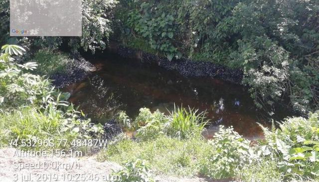 Verificaron los alcances de la emergencia, que abarca la quebrada Numpatkaim. (Foto: Ministerio Público)