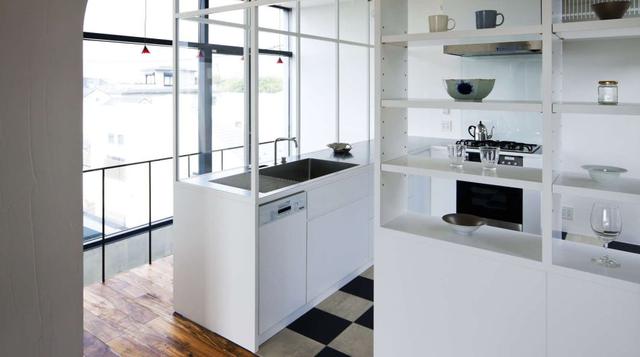 NOIE (Nakano, Japón). El departamento es parte de edificios colectivos, donde todas las viviendas están conectadas.