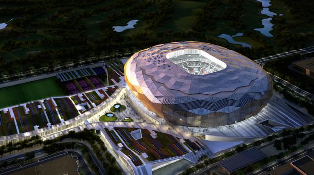 Estadio Education City. En la ciudad de Al-Rayyan, aquí se jugarán partidos de octavos de final y fase de grupos.
