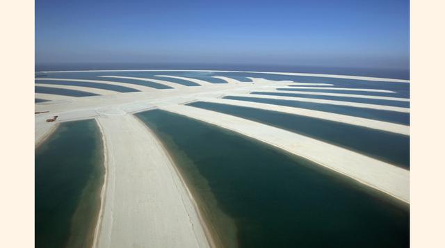 El Burj Al Arab hotel inspirado en uno de los proyectos de construcción más ambiciosos jamás emprendidos: las palmas.