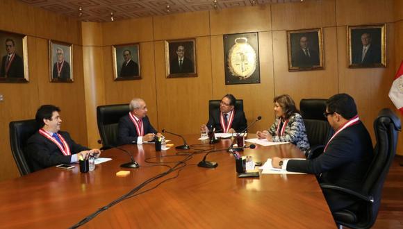 La Junta de Fiscales Supremos hoy es dominada por la mayoría de Pedro Chávarry, Tomás Gálvez y Víctor Rodríguez . (Foto: Difusión)
