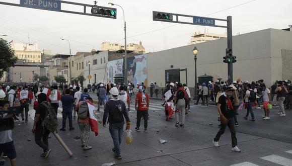 Algunos de los protestantes ya han viajado hacia Lima desde el lunes 17 de julio.  Foto: Anthony Niño de Guzman