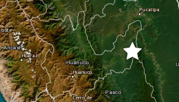 IGP informó de un sismo de 4.3 magnitud en Puerto Inca, Huánuco. (Foto: Twitter / IGP)
