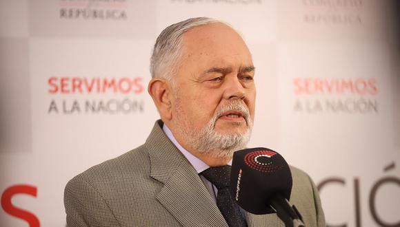 La iniciativa fue presentada por Óscar Arriola, director nacional de Investigación Criminal de la PNP. (Foto: Congreso)