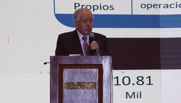Guido Bayro Orellana, presidente del Directorio de Caja Cusco (Fuente: Difusión).