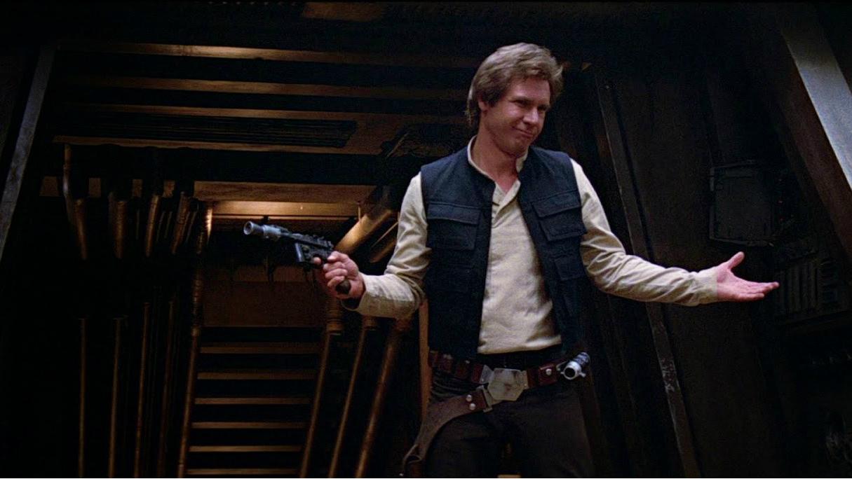 Harrison Ford interpretó al contrabandista Han Solo en la saga de Star Wars.