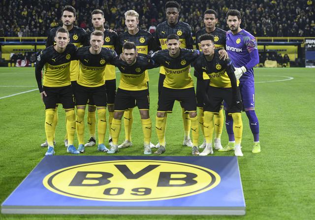 Borussia Dortmund con 26 Jugadores en el plantel cuesta 688.74 Millones de dólares (Foto: AFP)