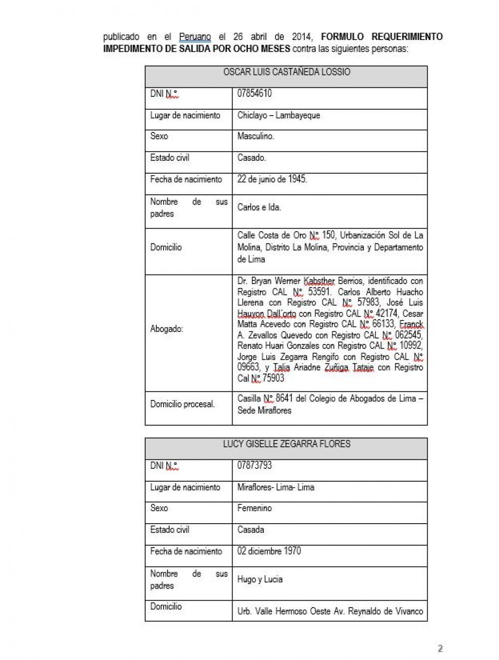 (Documento: Canal N)