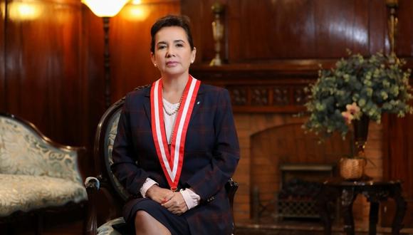 Elvia Barrios es la primera mujer en llegar a presidir el Poder Judicial. (Foto: GEC)