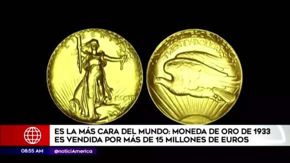 The most expensive coin in the world is from 1933 it was sold for 15.5 million euros