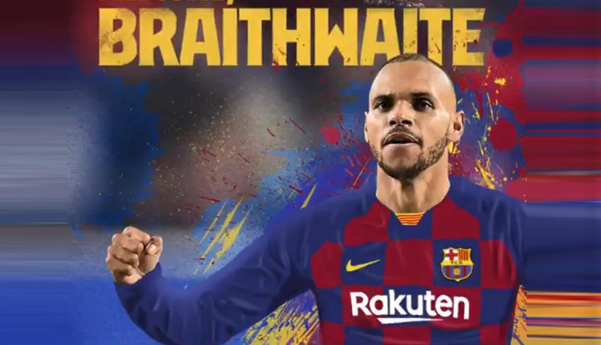 Martin Braithwaite se convirtió en nuevo jugador de Barcelona. (Foto: FC Barcelona)