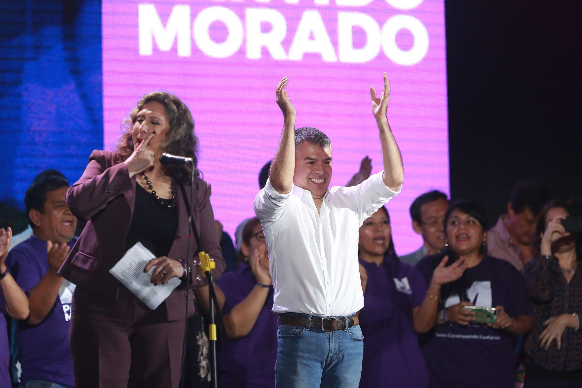 El ex aspirante presidencial Julio Guzmán, líder del Partido Morado. (Foto: Lino Chipana/ GEC)