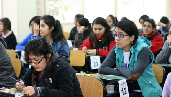 Más de 10,000 postulantes participan de la primera jornada de examen de admisión 2024-I de la Universidad Nacional Mayor de San Marcos. (Foto: Andina)