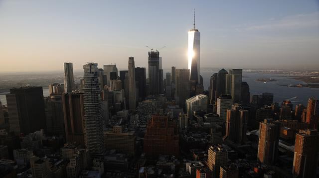Al otro extremo, el One World Trade también ‘saca cara’ por la Gran Manzana. (Foto: Reuters)