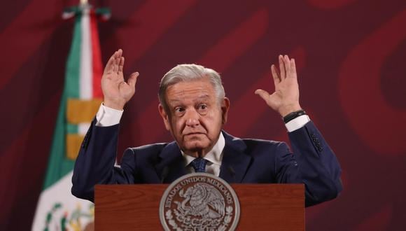 El mandatario mexicano, Andrés Manuel López Obrador, habla en una rueda de prensa en Palacio Nacional de la Ciudad de México (México). (Foto: EFE/Sáshenka Gutiérrez)