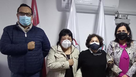 José Jerí y Patricia Li, en representación de Somos Perú, anunciaron la alianza con el Partido Morado. (Foto: Twitter @josejeriore)