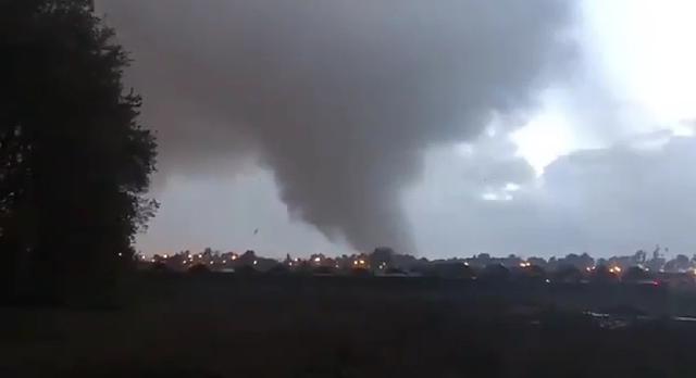 Dos tornados en Chile. (Foto: Twitter)
