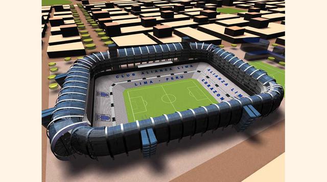 Remodelación Estadio Matute. En 2010 el coloso aliancista tuvo un plan de remodelación que incluía la mejora de la iluminación y la construcción de lujosos palcos. (Imagen: Alto Efecto)