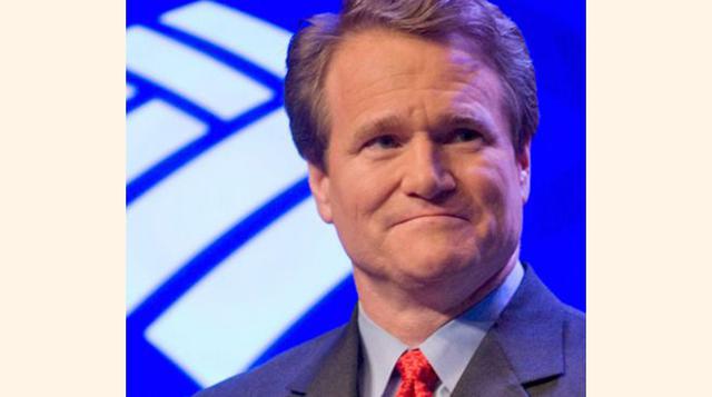 Brian Moynihan, de Bank of America. Salario en el 2015: US$ 16.4 millones.