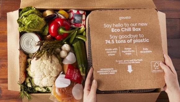 El año pasado se determinó que la empresa de alimentos Gousto había afirmado falsamente que su embalaje era &quot;100% libre de plástico y reciclable&quot;.