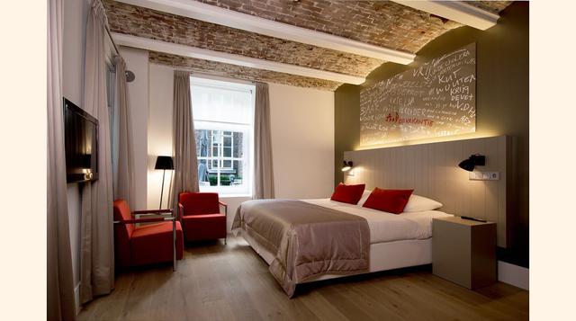 Cada habitación en el hotel Het Arresthuis tiene un diseño único.  (Foto: Megaricos)
