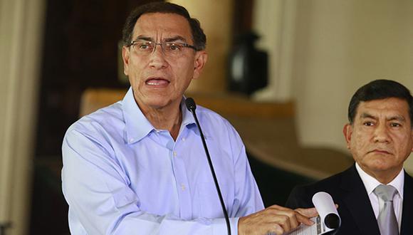 El presidente Martín Vizcarra dijo esperar que se tomen las medidas necesarias ante los audios de Roberto Vieira. (Foto: Difusión / Video: TV Perú)