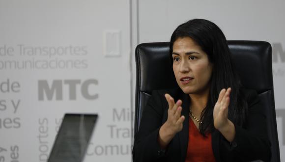 Entrevista a Paola Lazarte, ministra de Transportes y Comunicaciones. Fotógrafo: Piko Tamashiro, (GEC). Diario Gestión.