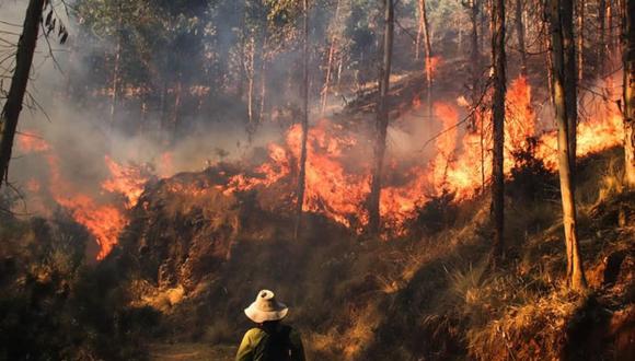 “Hoy (martes) se trabaja en nueve sectores diferentes para combatir las llamas”, informó a la radio FM El Chubut Laura Mirantes, secretaria de Vinculación Ciudadana de la provincia. (Foto referencial)