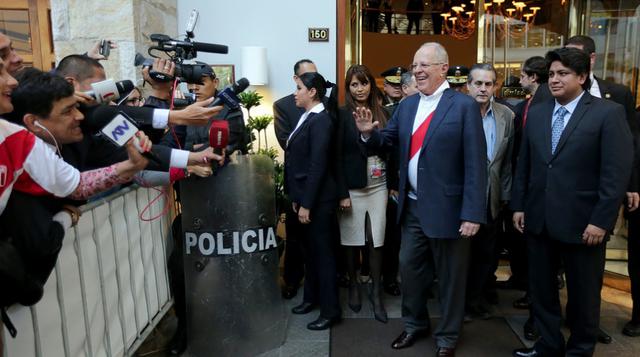 La selección estuvo concentrada en un hotel ubicado en San Isidro (foto: Presidencia de la República).