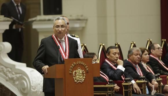 José Luis Lecaros resaltó la probidad de los jueces que ven los casos relacionados a los actos de corrupción Lava Jato. (Foto: GEC)
