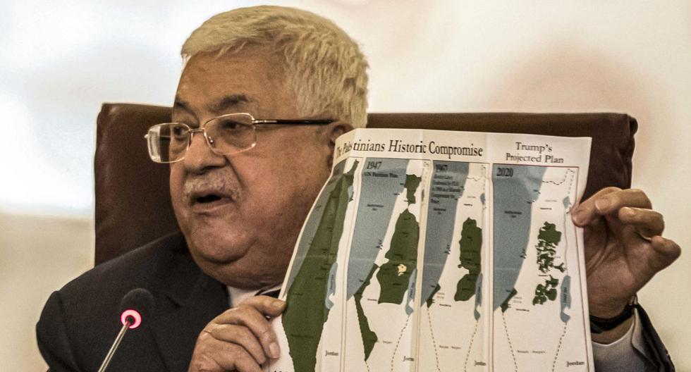 El mandatario de Palestina afirma que el plan presentado por EE.UU. es "una violación de los acuerdos de Oslo" (AFP).