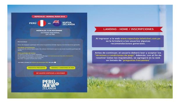 Foto 3 | Antes de empezar la inscripción, se recomienda leer y aceptar las recomendaciones generales al usuario y las políticas de privacidad web. Luego de ello, hacer clic en “Me quiero empezar a inscribir”. (Foto: Teleticket)