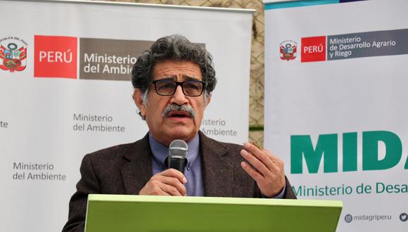 El ministro Desarrollo Agrario y Riego, Andrés Alencastre. (Foto: Midagri)