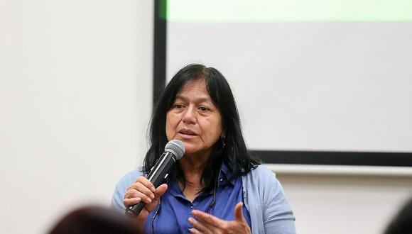 Albina Ruiz, ministra del Ambiente, pidió perdón por los fallecidos. (Foto: Difusión)