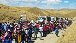 Las Bambas: las 21 comunidades de Coporaque desbloquearon el corredor minero