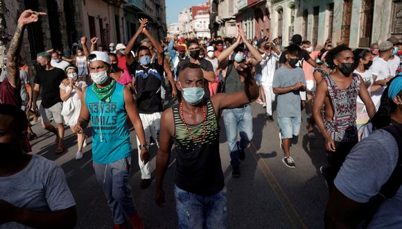 Protestas en Cuba. (Foto: Difusión)