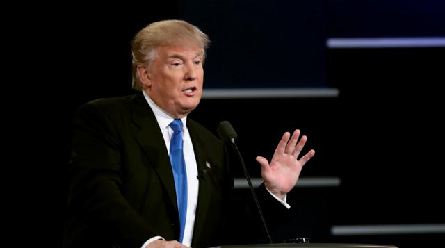 Donald Trump: "No sabemos quién hackeó en la DNC, pero ahí nos enteramos que Bernie Sanders estaba sacando provecho de ello". (Foto: AFP).