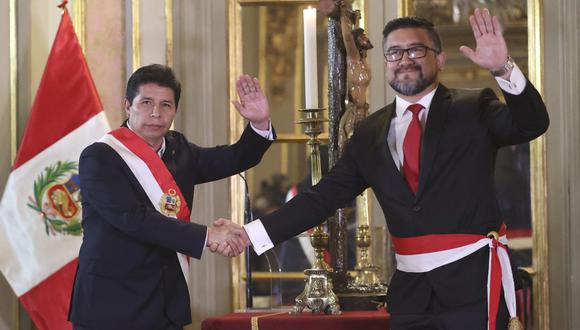 Geiner Alvarado juramentó la semana pasada como ministro de Transportes y Comunicaciones. Foto: Presidencia