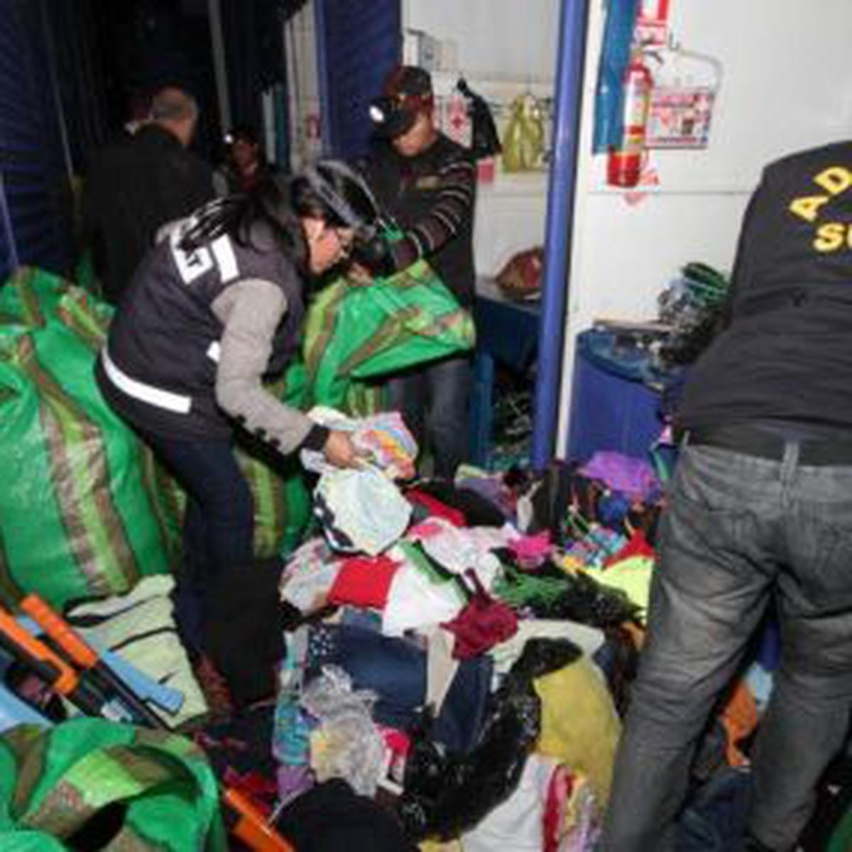 Sunat y Policía incautan ropa y calzados usados valorizados en más de S/. 1  millón | ECONOMIA | GESTIÓN