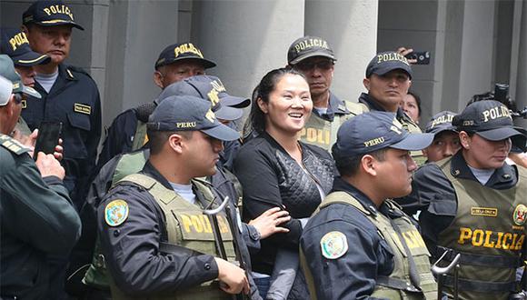 Keiko Fujimori deberá cumplir 36 meses de prisión preventiva en penal de Chorrillos. (Foto: Agencia Andina)